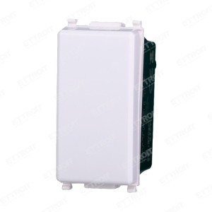 Pulsante 1P Ettroit EV1001 compatibile Vimar Plana