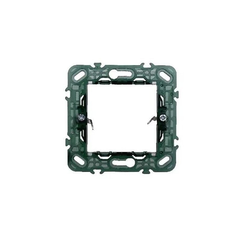 Supporto 2 posti Ettroit EV0202 compatibile Vimar Plana