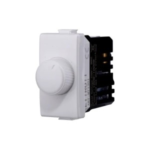 Regolatore Dimmer 100–1000W ON/OFF Bianco VA1301B Ettroit Compatibile Serie Vimar Arké Bianca
