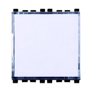 Pulsante 2P Portanome Bianco VA1901B  Ettroit Compatibile Serie Vimar Arké Bianca