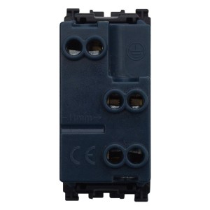 PRESA BIPASSO 2P+T 16A Compatibile Vimar nera  Modulo Presa Elettrica Incasso | Ettroit