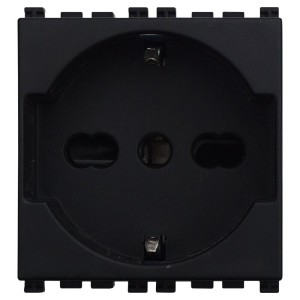 Presa Schuko 2P+T 16A da Incasso Ettroit Modulo Presa Tipo Tedesco | VA2102