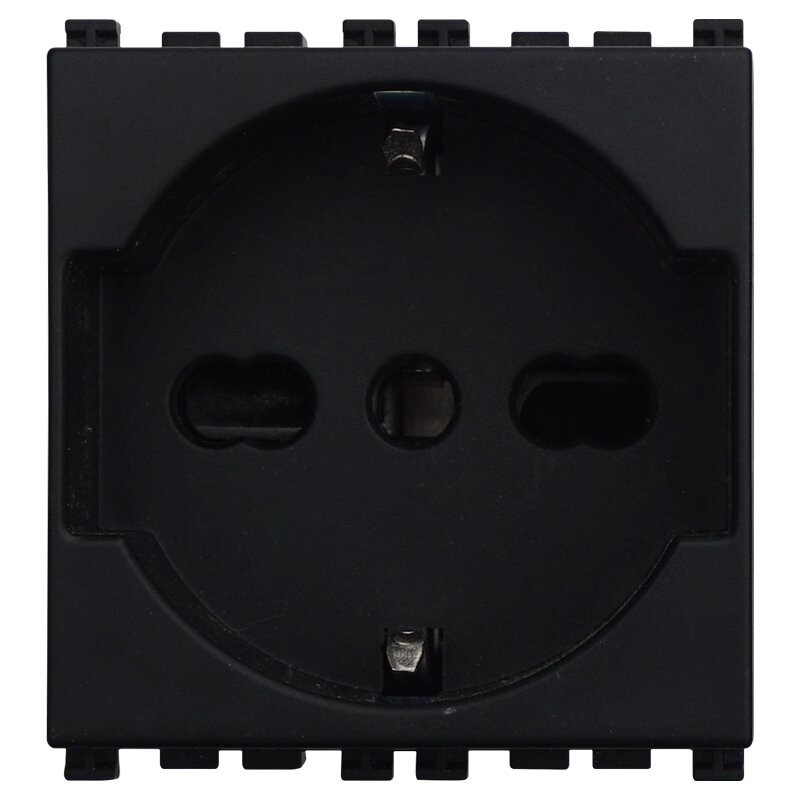 Presa Schuko 2P+T 16A da Incasso Ettroit Modulo Presa Tipo Tedesco | VA2102