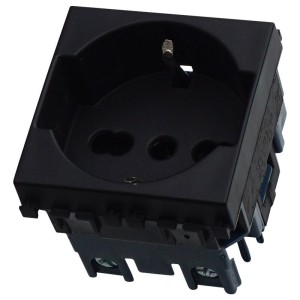 Presa Schuko 2P+T 16A da Incasso Ettroit Modulo Presa Tipo Tedesco | VA2102