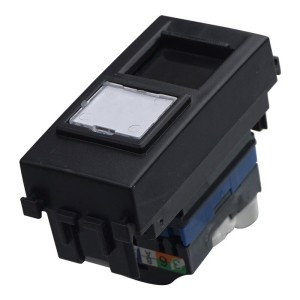 Connettore RJ45 Cat.6 Nero Presa Dati Ethernet da Incasso Compatibile Vimar Arké Nera | VA2356 ettroit