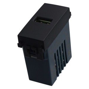 Presa USB 1 Posto 2.1A – Caricatore da Incasso per Smartphone e Tablet Ettroit VA2401