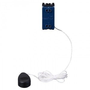 Pulsante con Corda 10A da Incasso – Comando a Tirante per Bagni e Locali di Servizio Ettroit VA1101