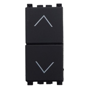 Pulsante Doppio Interbloccato Saliscendi da Incasso – Comando Tapparelle e Tende EttroitVA1204