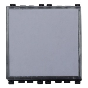 Pulsante 2P Portanome da Incasso – Pulsante Campanello/Citofono con Vano Etichetta Ettroit VA1901