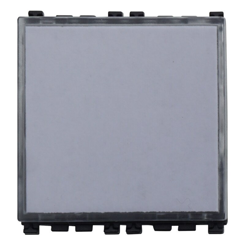 Pulsante 2P Portanome da Incasso – Pulsante Campanello/Citofono con Vano Etichetta Ettroit VA1901