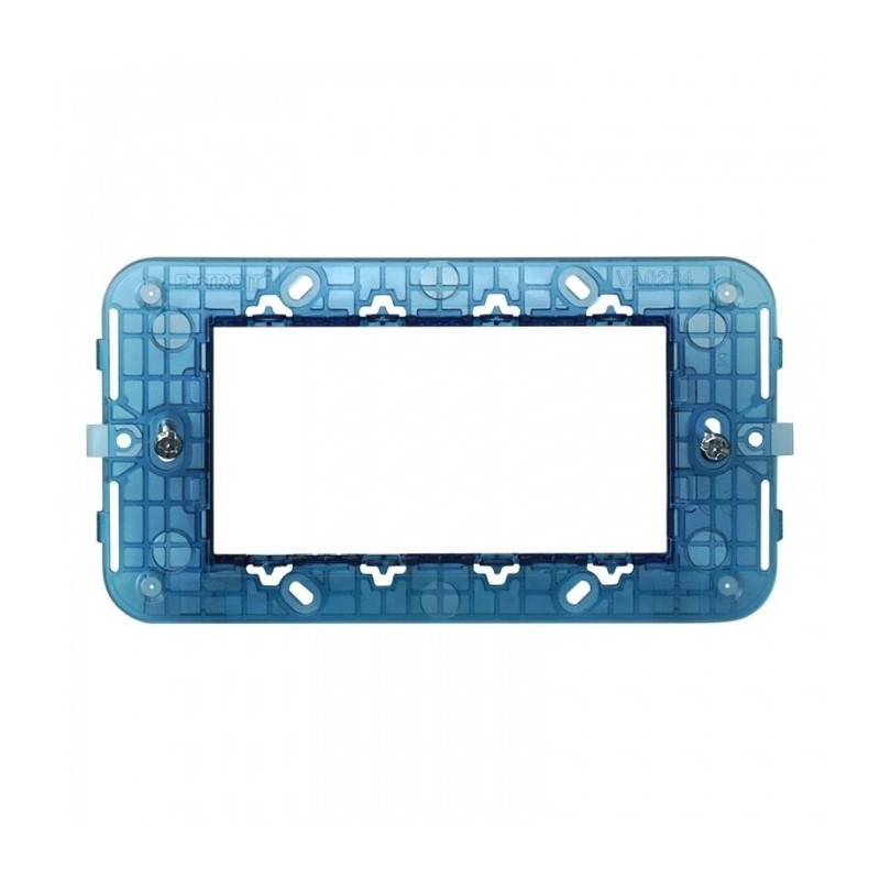 Supporto 4 Posti VA0204 per Moduli Elettrici da Incasso Ettroit