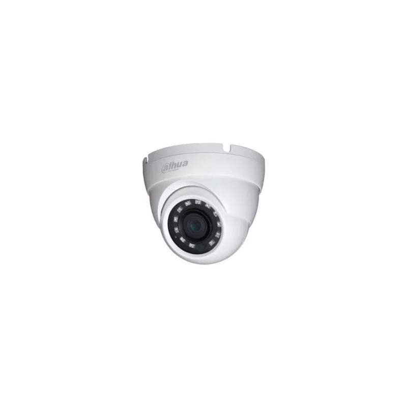 Telecamera Dahua HAC-HDW1200EMP-A-S5 Dome Eyeball HDCVI Ibrida 4in1 2MP con Audio