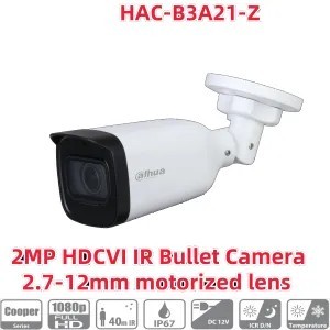 Telecamera Dahua HAC-B3A21-Z Bullet HDCVI Ibrida 4in1 Full HD 2MP Motozoom