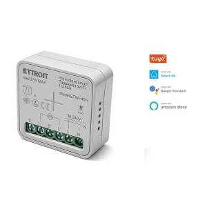 Interruttore Smart WiFi Tapparella 1 Canale 2.5A Modulo Controllo Motore Compatibile Tuya Alexa Google