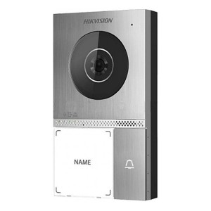 Kit videocitofono smart Hikvision per villa Bifamiliare con gestione da remoto via app Hik-Connect