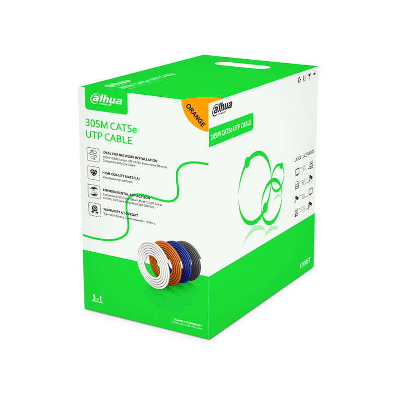 Dahua Cavo Lan Matassa Bobina Cavo Di Rete UTP Ethernet Cat 5 Cca