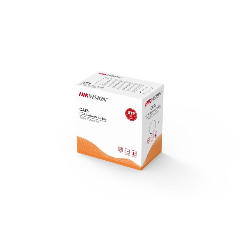 Hikvision Cavo di Rete Cat6 U/UTP CCA bobina 305 mt – DS-1LN6UU/CCA