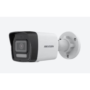 Hikvision Telecamera IP Bullet da 4MP Smart Hybrid Light, rilevamento intelligente di persone e veicoli e microfono