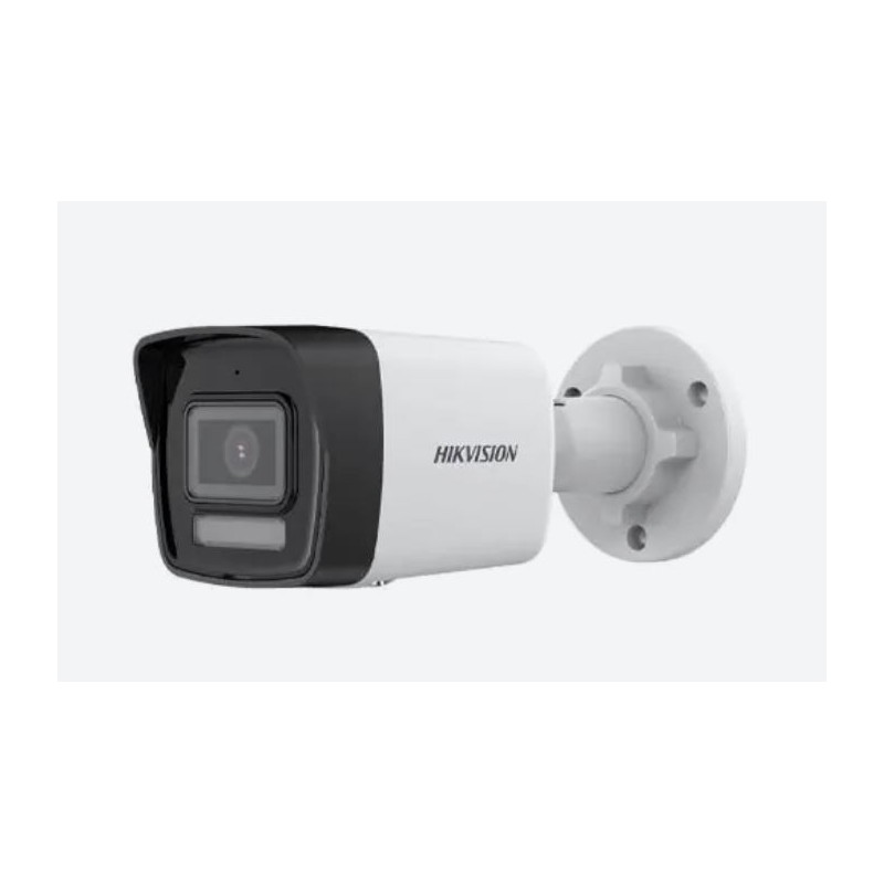 Hikvision Telecamera IP Bullet da 4MP Smart Hybrid Light, rilevamento intelligente di persone e veicoli e microfono