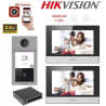 KIT Videocitofono monofamiliare IP Poe Hikvision 2 monitor 7" WIFI smart telecamera 2 MP