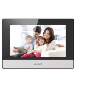 KIT Videocitofono quadrifamiliare IP Poe Hikvision 4 monitor 7 WIFI smart telecamera 2 MP