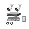 Kit videosorveglianza dahua DVR 2 telecamere bullet 2 MP Full HD hdd 1TB
