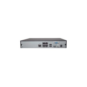 Videoregistratore NVR 4 CH Telecamere IP PoE 8 Mp funzioni intelligenti Onvif