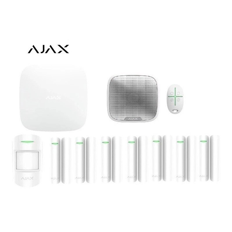 Kit Antifurto Ajax StarterKit Hub 4G Allarme Wireless Rivelatore PIR 7 Contatti
