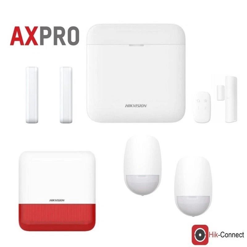 Kit Allarme Hikvision AXPRO GSM Antifurto Casa Wireless con Sirena e App