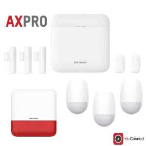 Kit Allarme Hikvision AXPRO GSM Antifurto Casa Wireless con Sirena e App