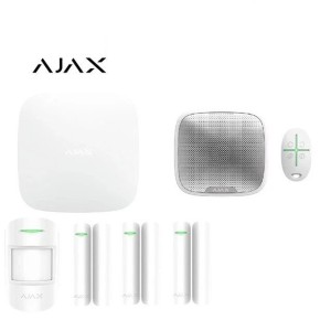 Kit Antifurto Ajax StarterKit Hub 4G Allarme Wireless Rivelatore PIR 3 Contatti Sirena Esterna