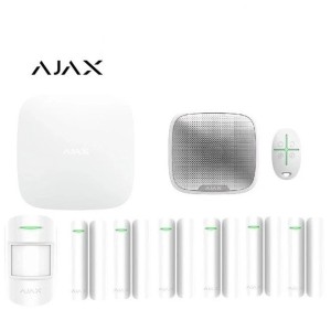 Kit Antifurto Ajax StarterKit Hub 2G Allarme Wireless Rivelatore PIR 6 Contatti Sirena Esterna