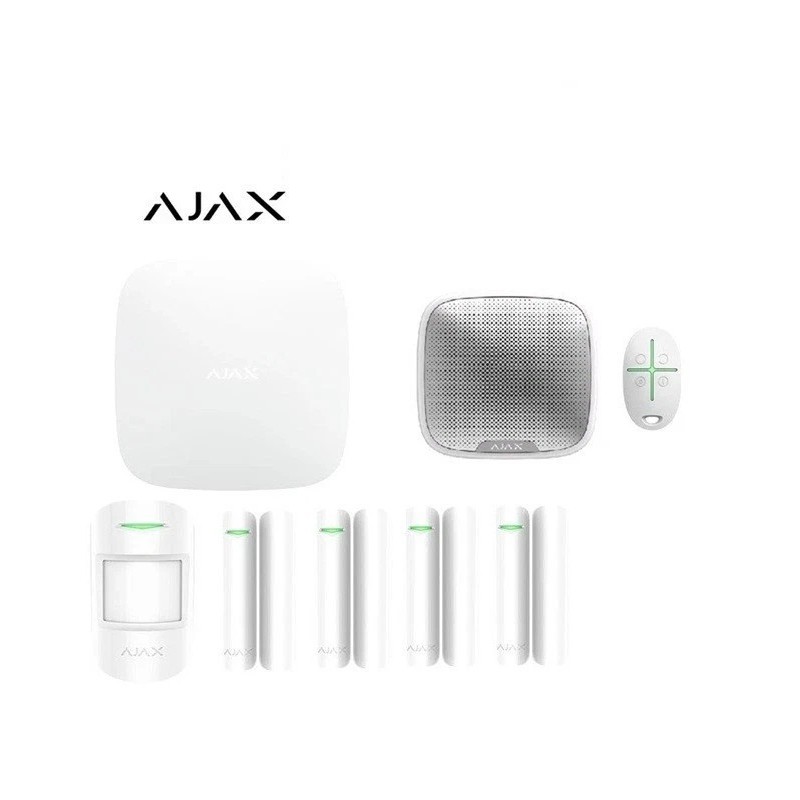 Kit Antifurto Ajax StarterKit Hub 2G Allarme Wireless Rivelatore PIR 4 Contatti