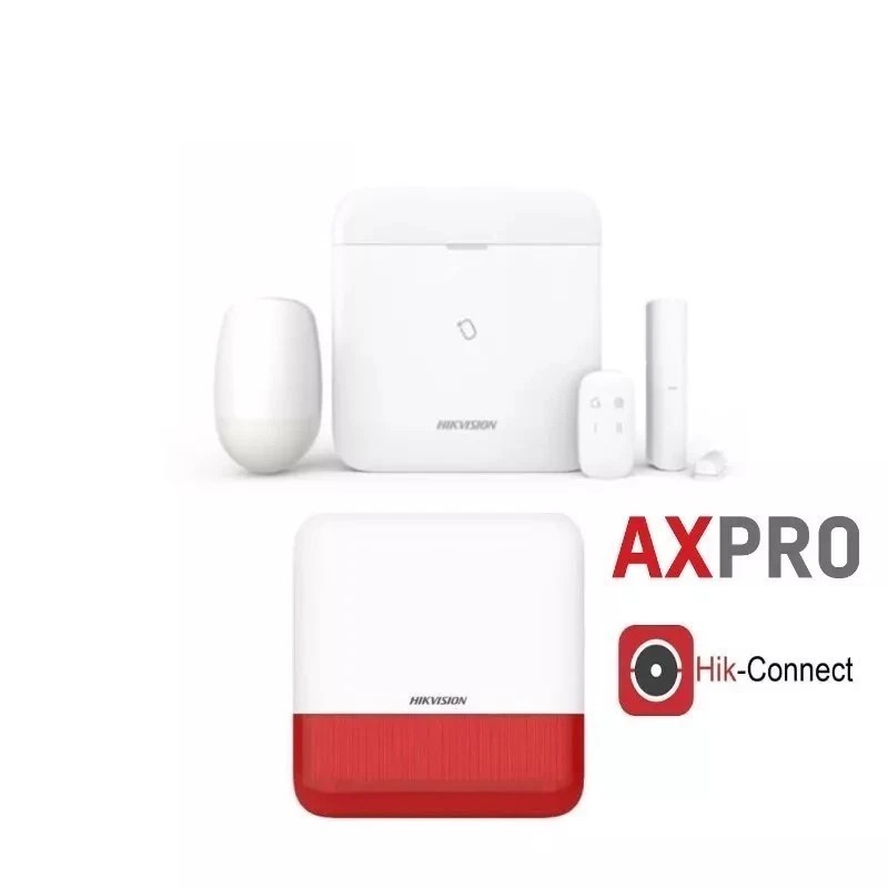 Kit Allarme Hikvision AXPRO GSM Antifurto Casa Wireless con Sirena e App