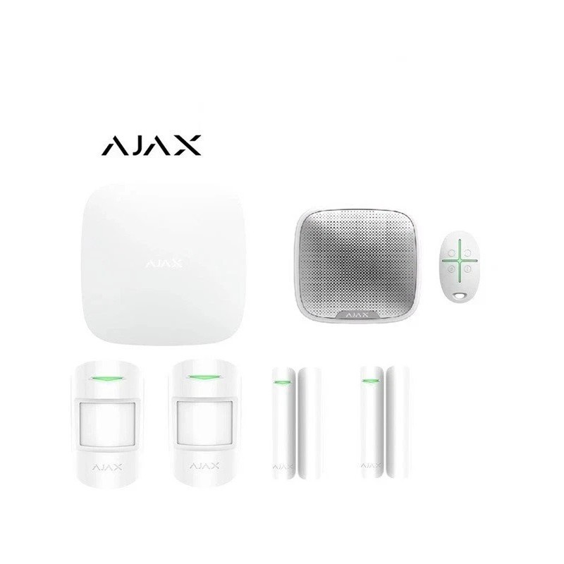 Kit Antifurto Ajax StarterKit Hub Allarme Wireless 2 Rivelatori PIR 2 Contatti