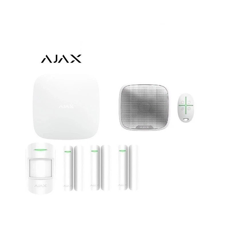 Kit Antifurto Ajax StarterKit Hub 2G Allarme Wireless Rivelatore PIR 3 Contatti
