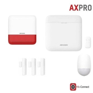 Kit Allarme Hikvision AXPRO GSM Antifurto Casa Wireless Sirena App 3 Contatti