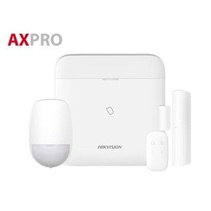 Kit AX PRO Antifurto Allarme Professionale Senza Fili WFi 96 Zone Telecomando Co