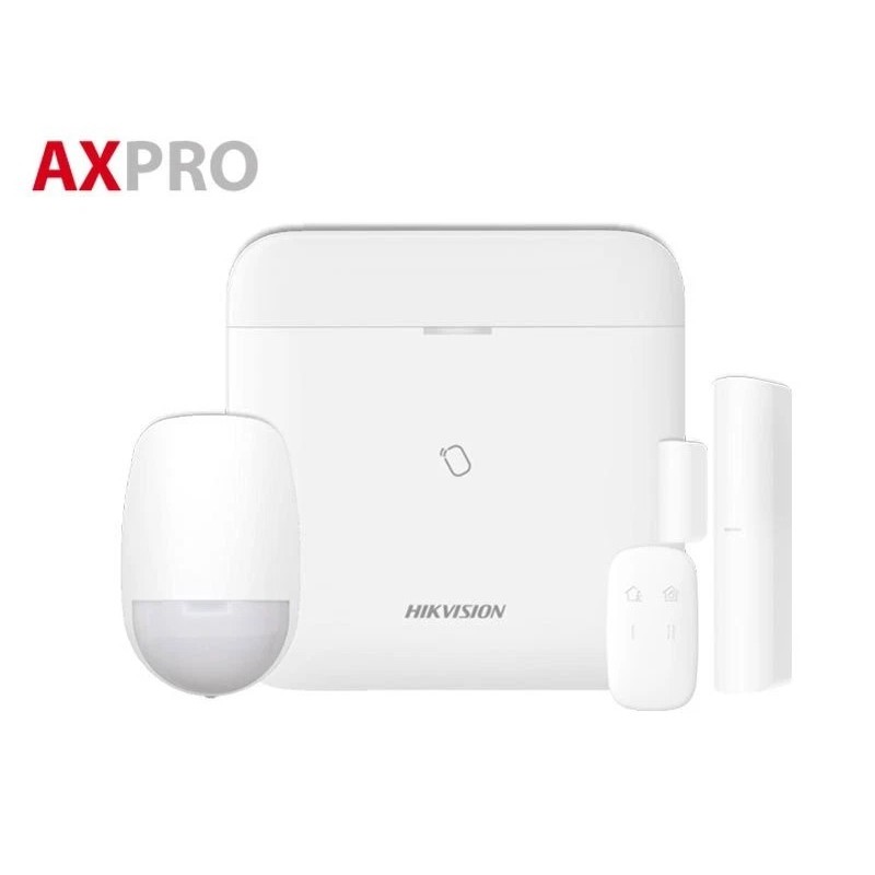 Kit AX PRO Antifurto Allarme Professionale Senza Fili WFi 96 Zone Telecomando Co