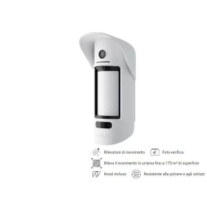 AJAX MotionCam Outdoor doouotRdr/ioleovra/tore di movimento wireless da esterno con foto-verifica