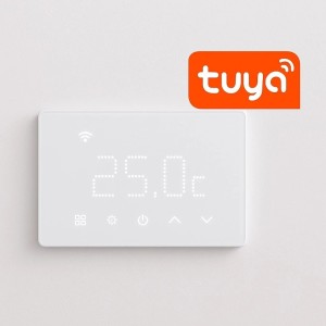 ETTROIT Smart Wifi Cronotermostato Caldaia Incasso Digitale Touch screen Bianco