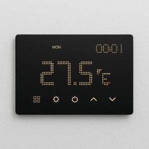 ETTROIT Smart Wifi Cronotermostato Caldaia da Incasso Digitale Touch screen Nero