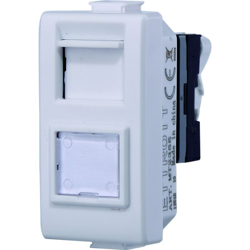 Presa Lan Ethernet Cat6 rj45 Compatibile Bticino Matix MT2356