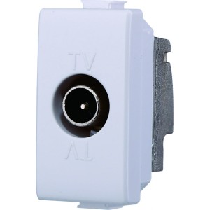 Presa TV Passante Connettore Maschio Compatibile Bticino Matix MT2253