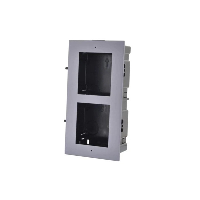 Hikvision DS-KD-ACF2/Plastic Cassetta da incasso 2 Moduli - Completa di Cornice