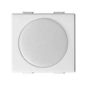 Lampada di Emergenza da Incasso LED 2 Moduli 220V 6000K con Batteria e Tasto ON/OFF Compatibile BTicino Matix MT4201