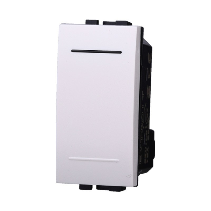 Deviatore Basculante 16 A bianco Compatibile Bticino Living LB0801