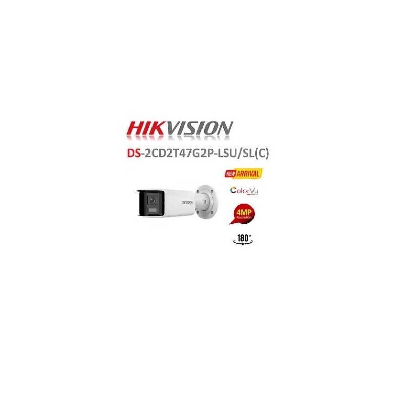 Telecamera IP Dome Hikvision DS-2CD2T47G2P-LSU/SL Pro Series 4MP PoE