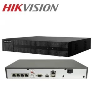 Videoregistratore Hikvision HiWatch NVR 4 Canali PoE 4MP