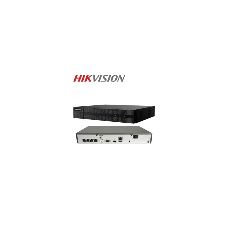 Videoregistratore Hikvision HiWatch NVR 4 Canali PoE 4MP